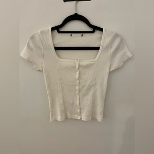 Brandy Melville white top.